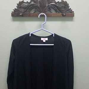 LULAROE BLACK RIBBED SARAH SIZE SMALL